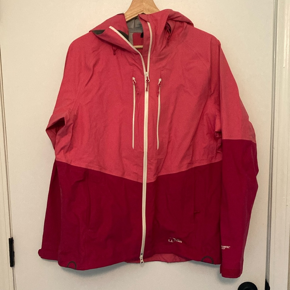 Women's Two-Tone Pink LL Bean Jacket L